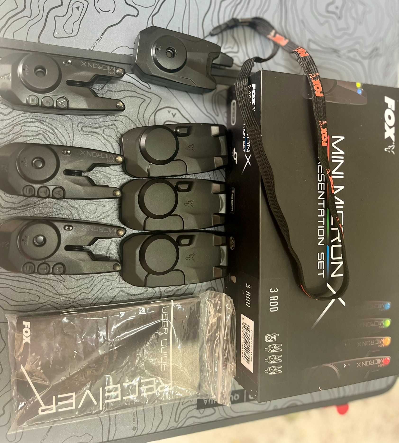 Sygnalizatory brań FOX MiniMicron X 3+1 set