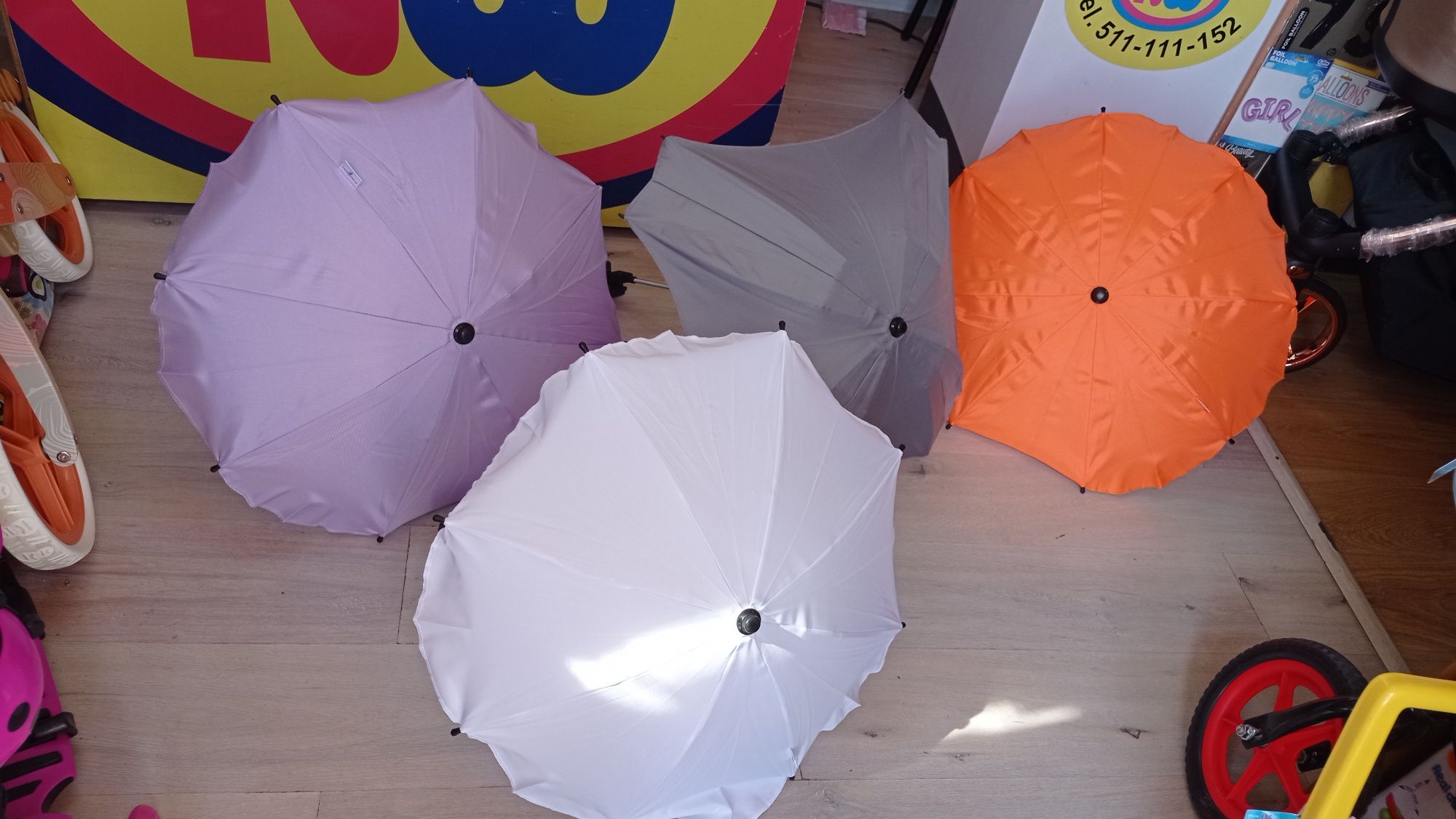 Nowa parasolkai do wózka różne kolory