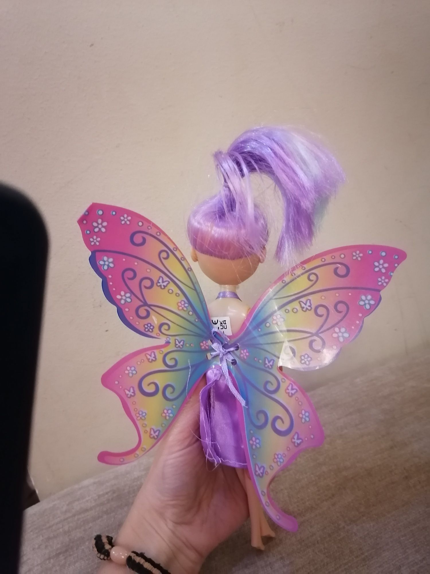 Кукла фея лялька zuru sparkle бабочка з крилами fairy барби