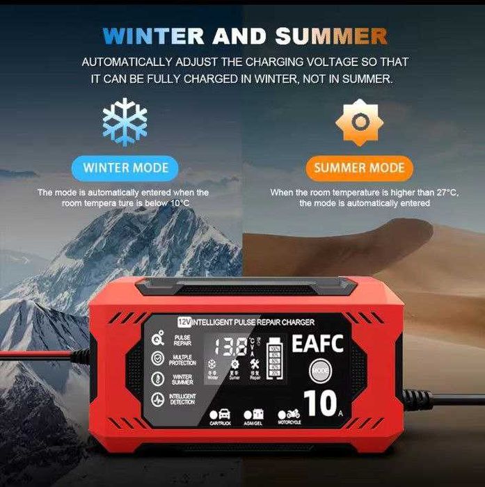 Зарядний пристрій 12V 10A