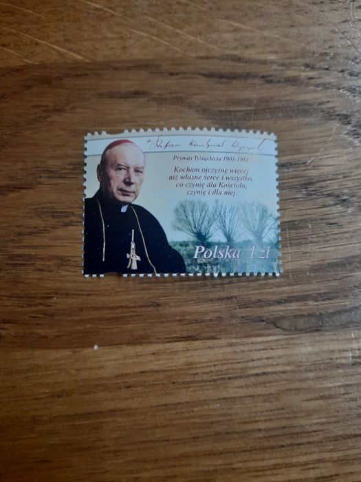 Znaczek pocztowy Prymas Tysiąclecia