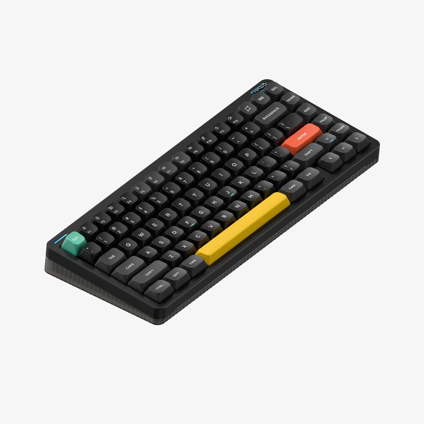 Механическая клавиатура NuPhy Halo75 V2 Black, Raspberry (46gf)