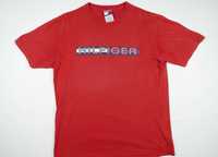 Tommy Hilfiger T-shirt Czerowny Logo Boxy USA Vintage 90s Unikat M