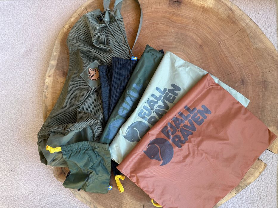 Fjallraven Singi Mesh Bag do Singi Kajka Varmland Lappland + woreczki