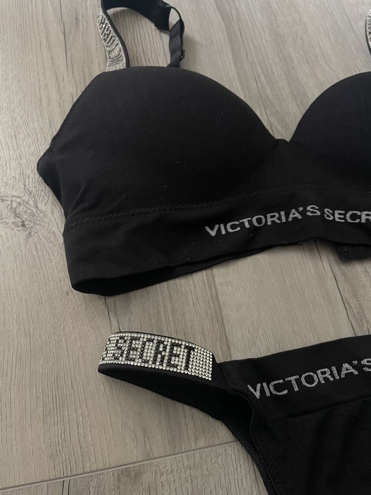 Комплект Victoria’s Secret чорний