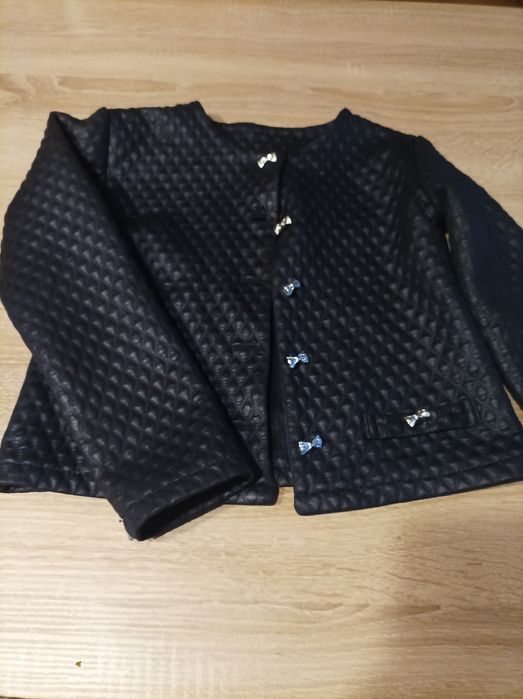 Bolerko czarne dla dziewczynki rozmiar ok 140