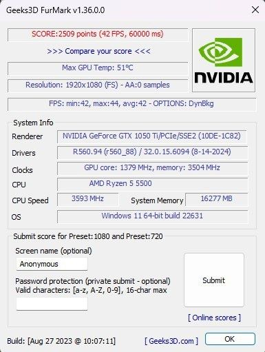 Комп'ютер AMD Ryzen 5 5500, MSI Nvidia GTX 1050 Ti