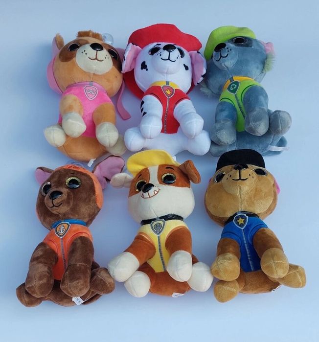 Мягкая игрушка герои "Щенячий патруль" Глазастики 20см