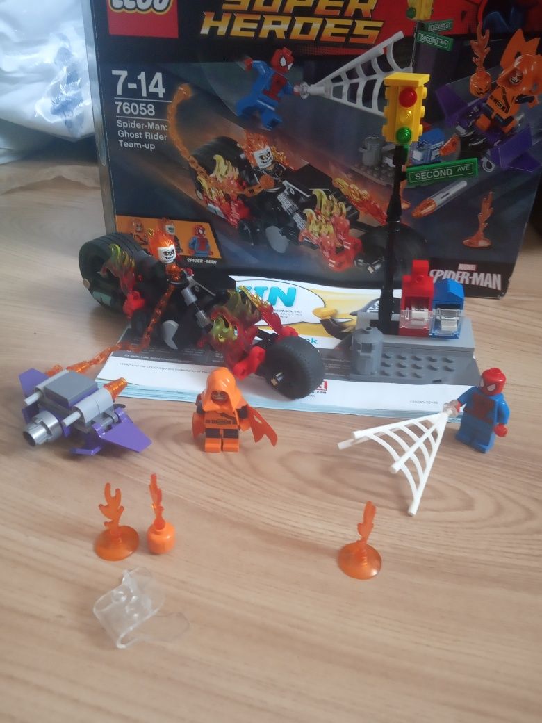 Lego 76058 Marvel super Heroes spider Man ghost rider team up +gratis