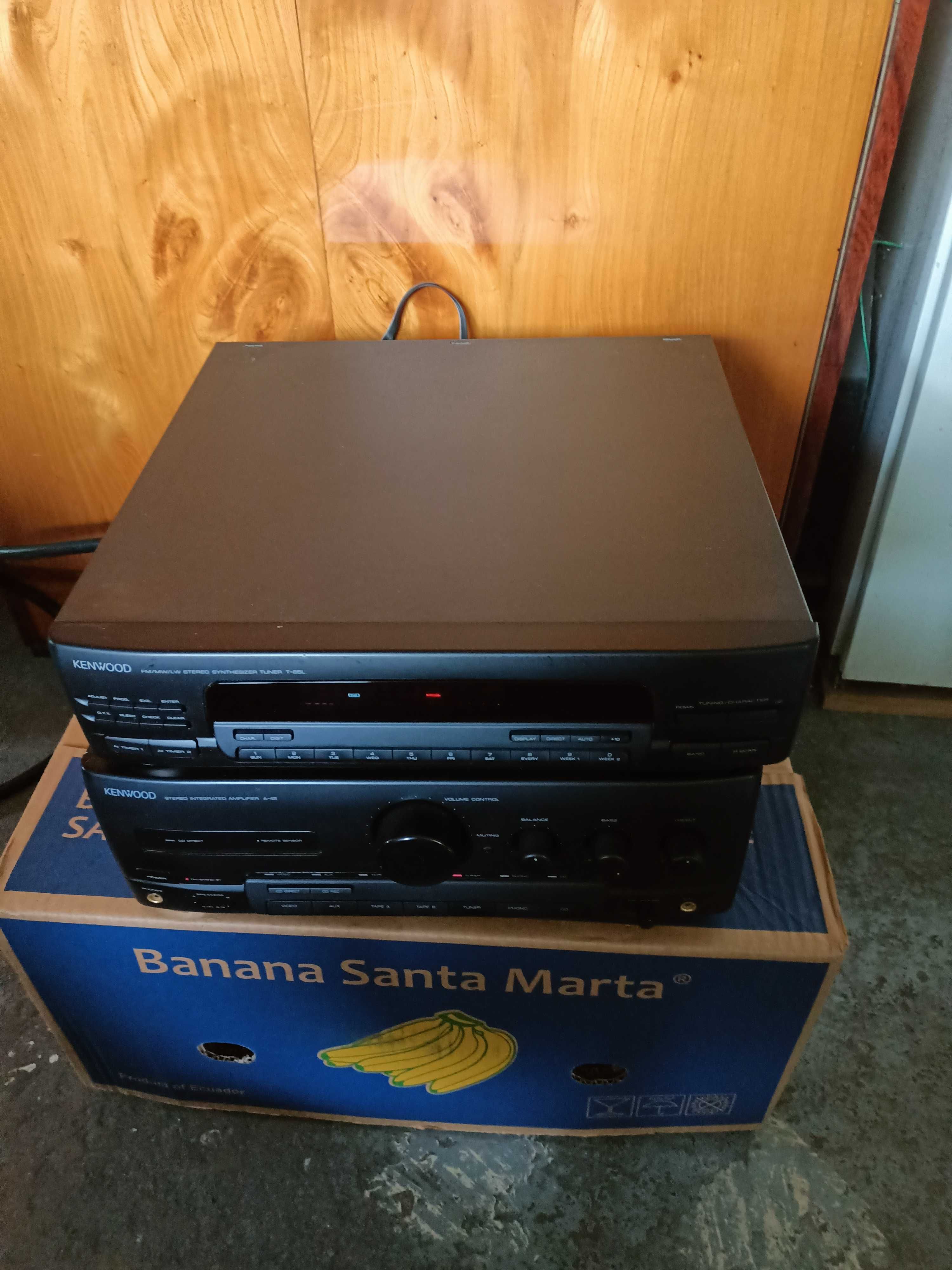 Kenwood tuner T-85 L + wzmacniacz A-45