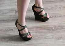 Buty wysoka koturna. Piękne. Rozmiar 38