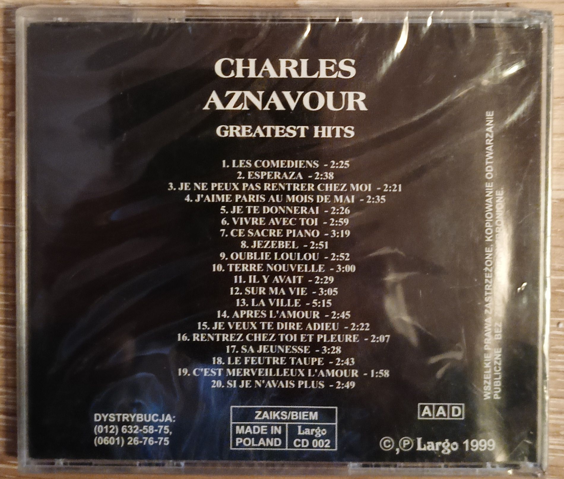 Charles Aznovour CD FOLIA