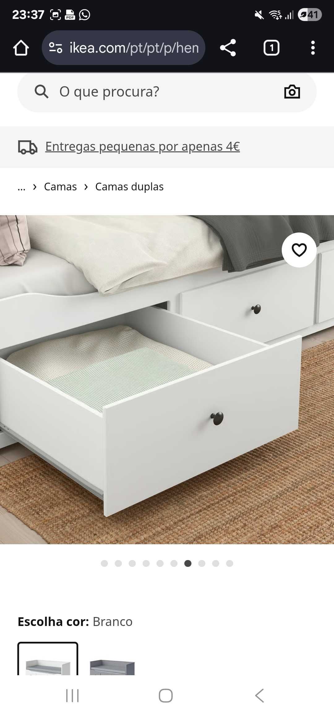 Cama ikeia como nova