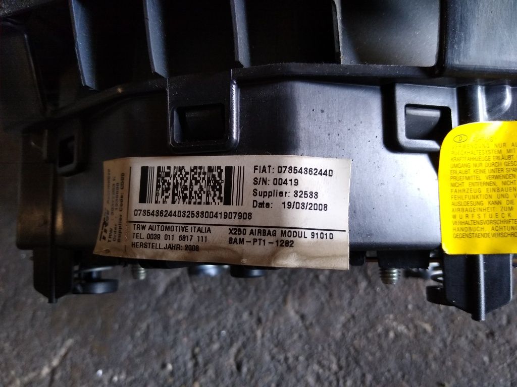 Poduszka powietrzna airbag kierowcy Fiat ducato Jumper boxe 06-14R