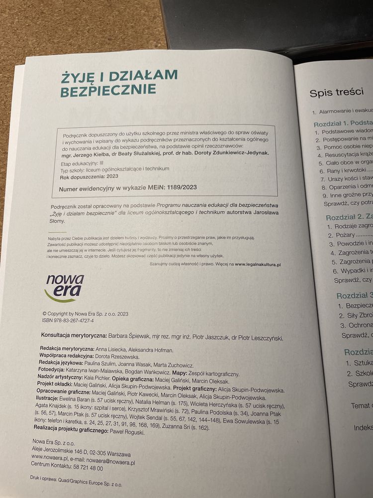 Żyję i działam bezpiecznie edb 1 nowa era
