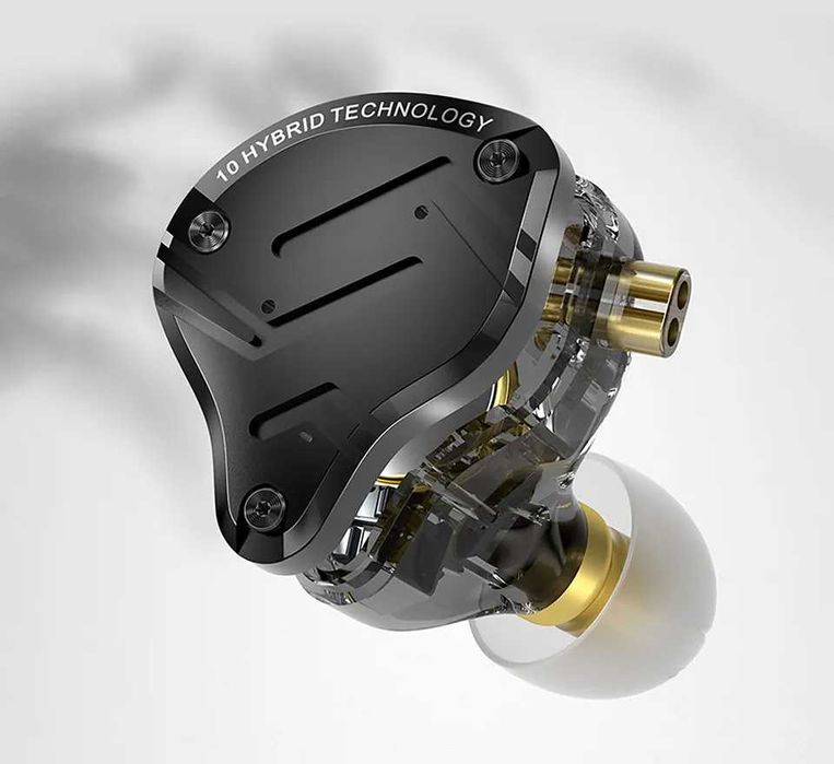KZ ZS10 PRO X (Hi-Res, 1DD+4BA) – Гібридні навушники для крутого аудіо