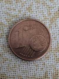 Moeda 1 centimo Euro 2002 letra A