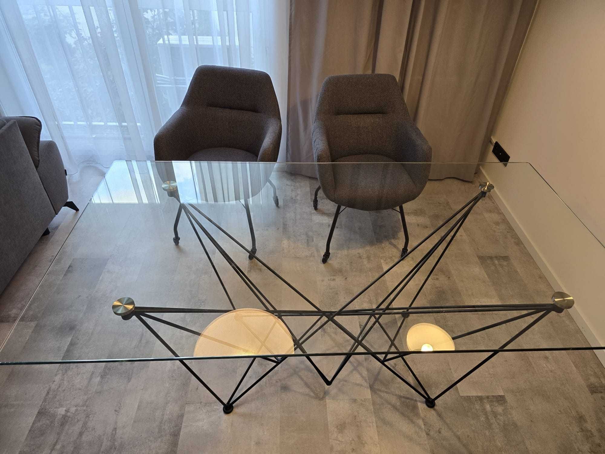 Szklany stół Witek home + 4 krzesła