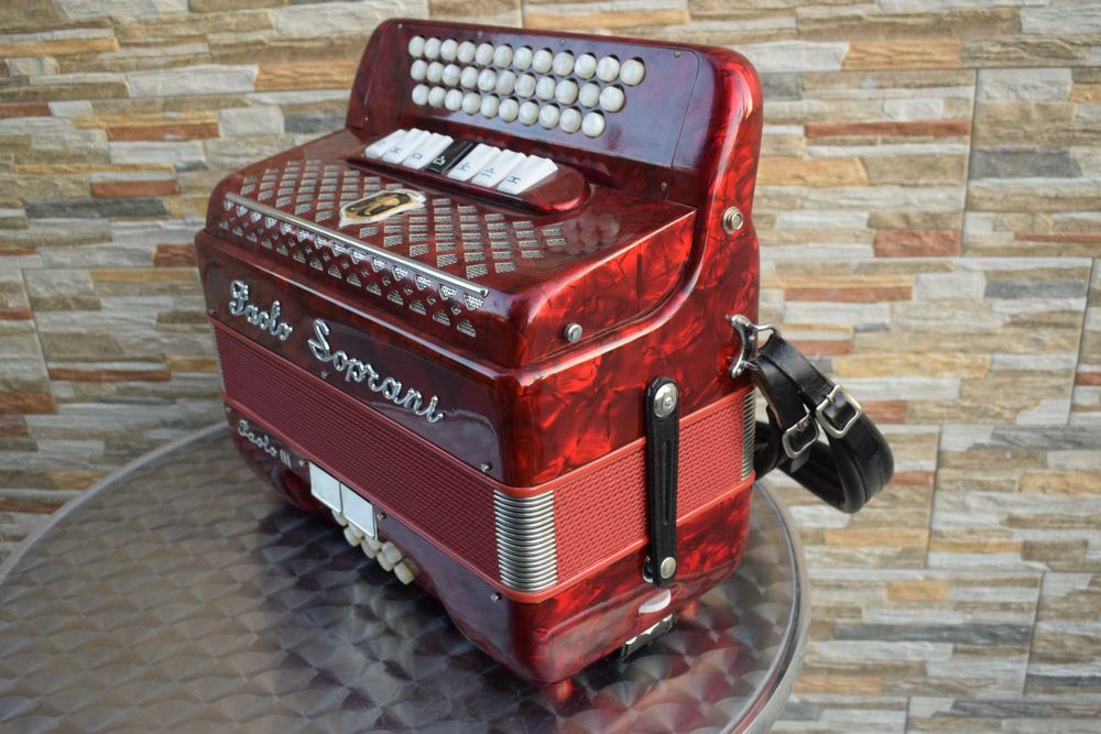 Concertina Paolo Soprani 3 Voz Sol Do Fa