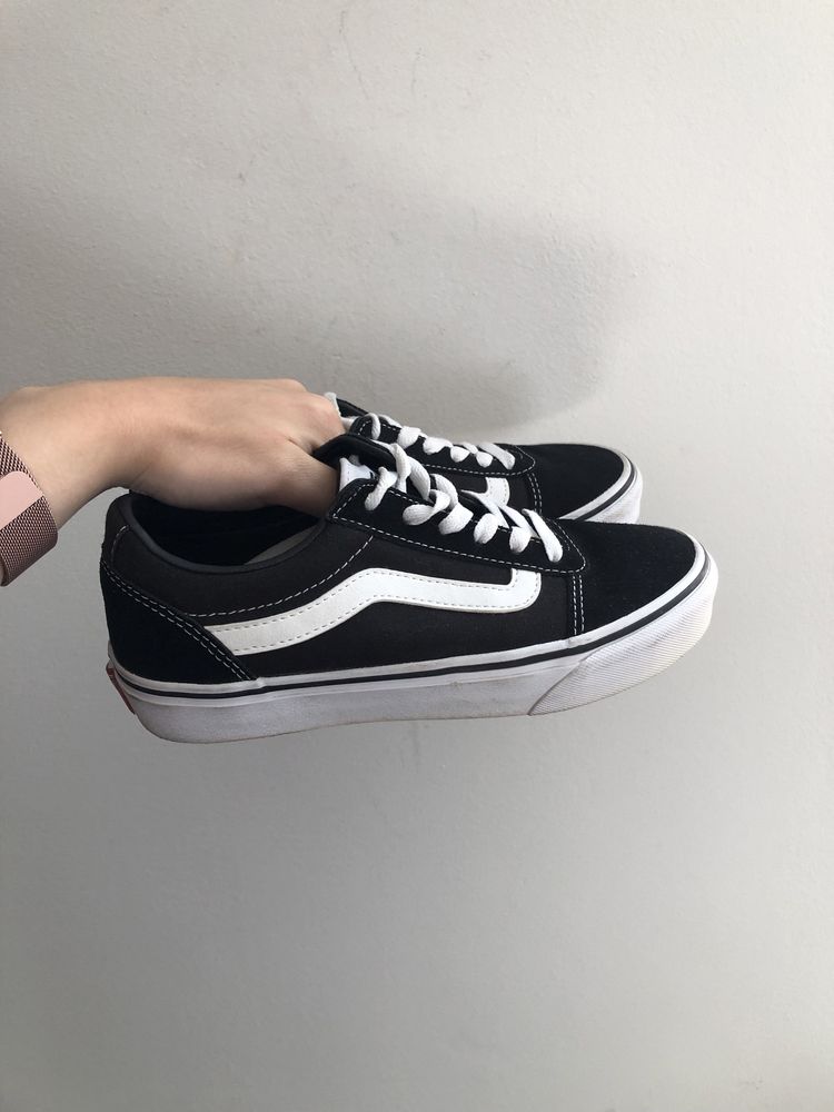 Trampki vans old skool czarne krotkie roz.36