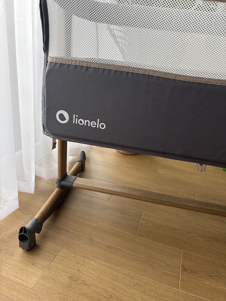 Lionelo Leonie łóżeczko dostawne Grey Ston plus gratis