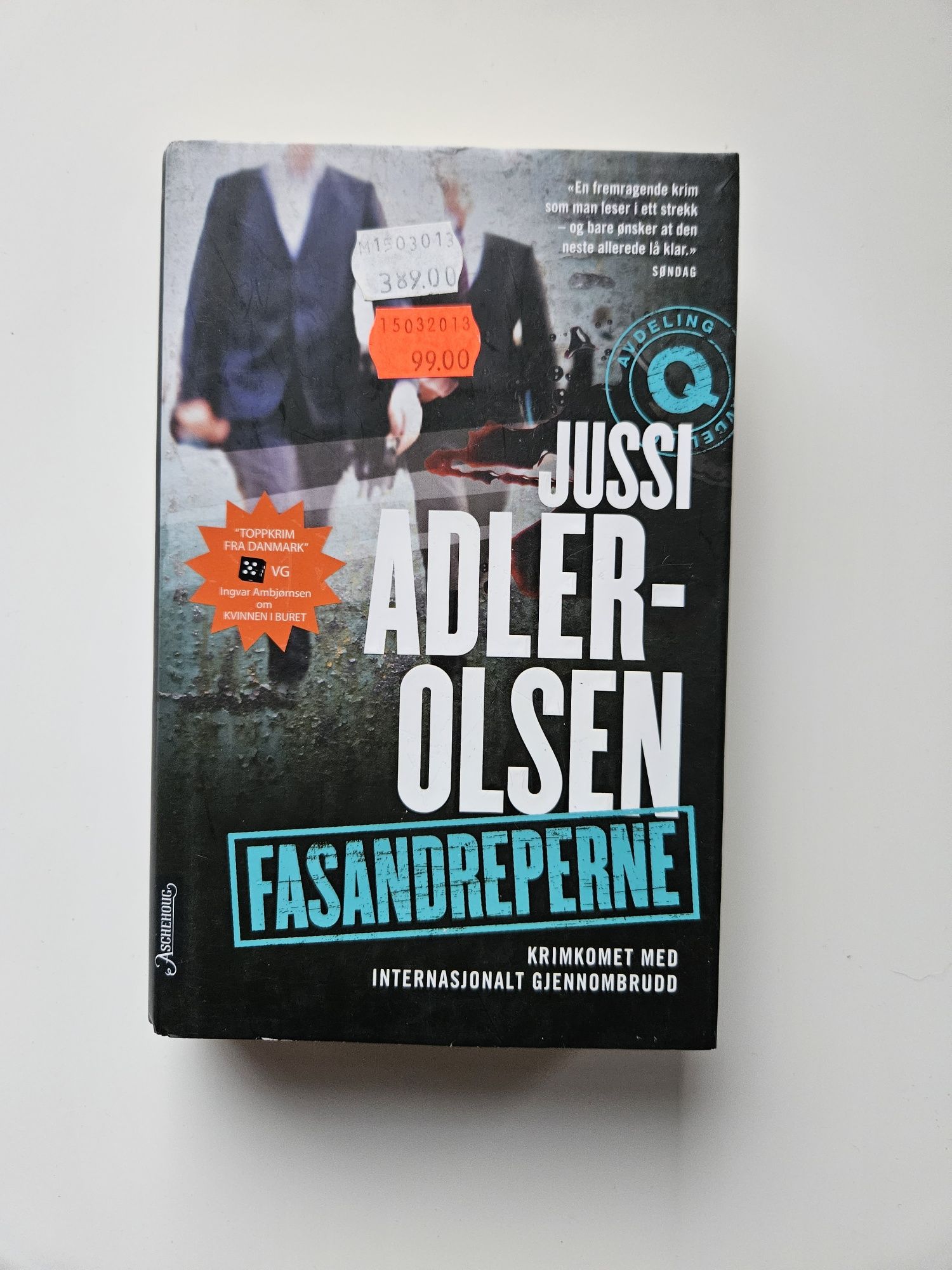 Książka po norwesku Fasandreperne Jussi Adler-Olsen