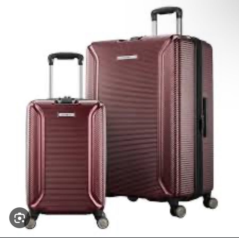 Чемодан Валіза Samsonite Element Red 100%Plicarbonate