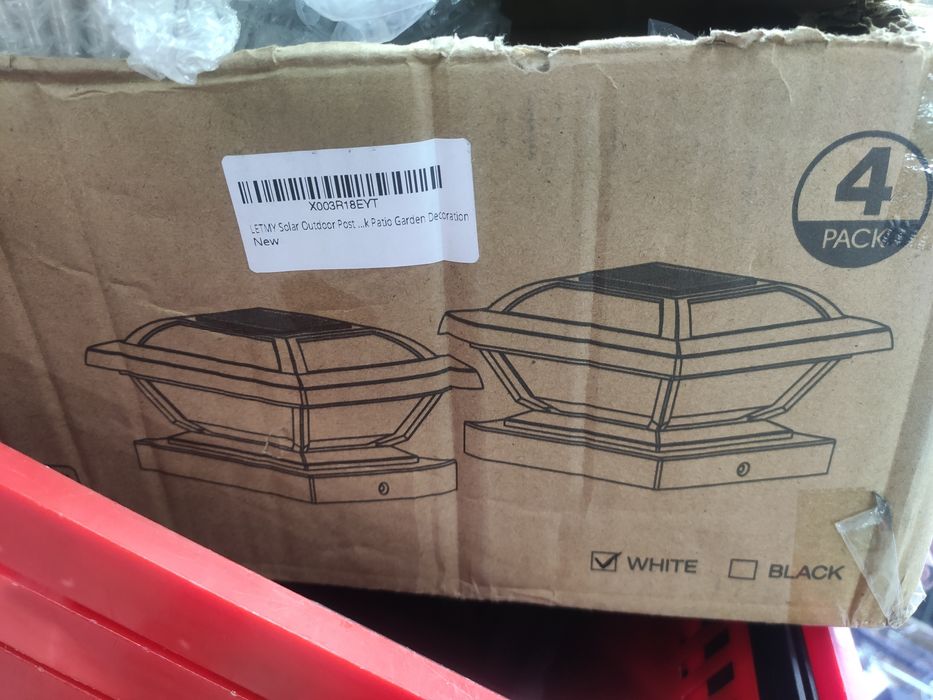 Solar Світильники на сонячних панелях набір 4 шт.