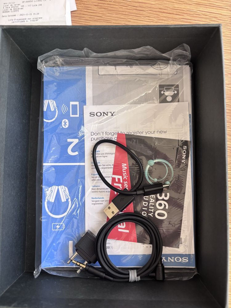 Auscultadores Noise Cancelling Bluetooth Sony WH-1000XM3