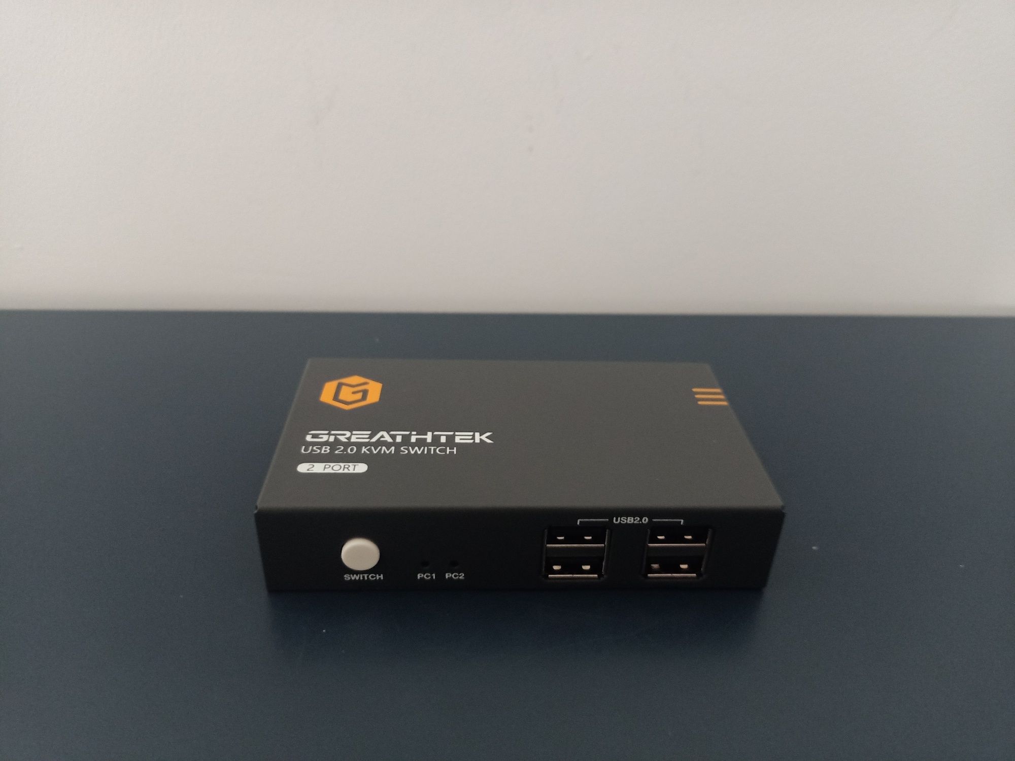 GREATHTEK Przełącznik HDMI KVM 2-portowy, 4K 60 Hz przełączniki switch