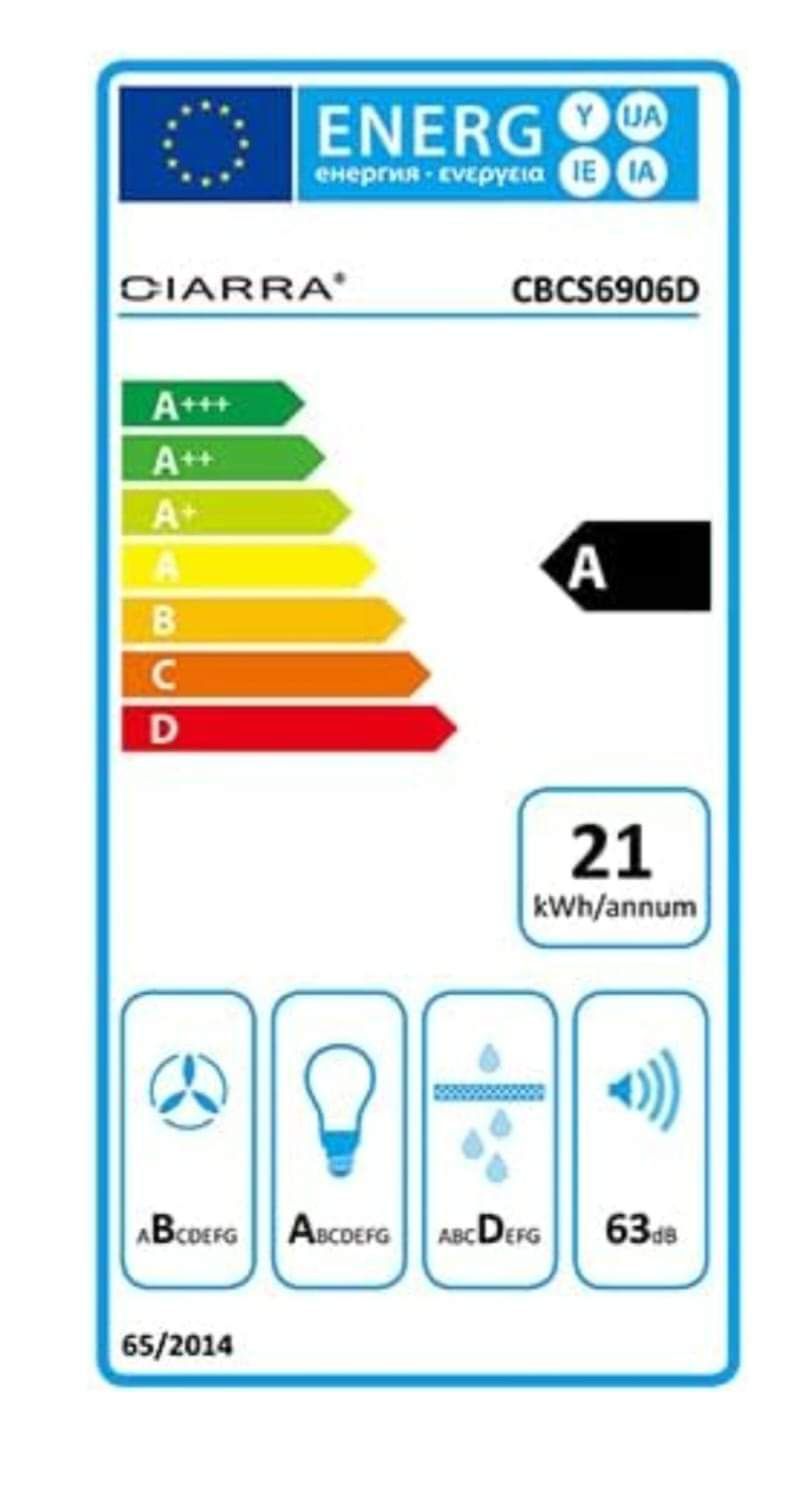 CIARRA CBCS6906D Klasa A Zintegrowany teleskopowy okap kuchenny