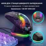 Миша Attack Shark x2 PRO ARGB прозора + Doc станція