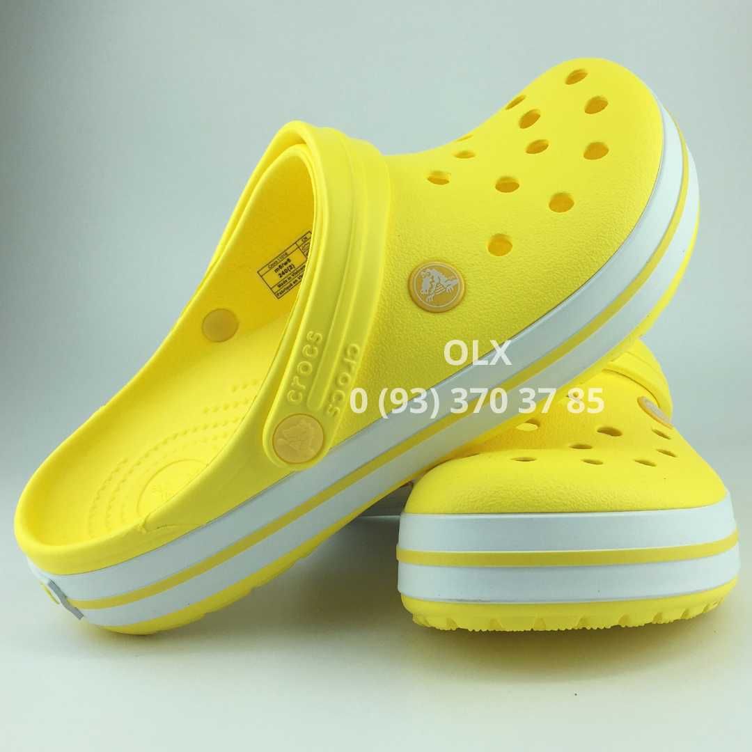 Крокси Жіночі Чоловічі Білі Бірюзові Пудра Лаванда Crocs Crocband Clog