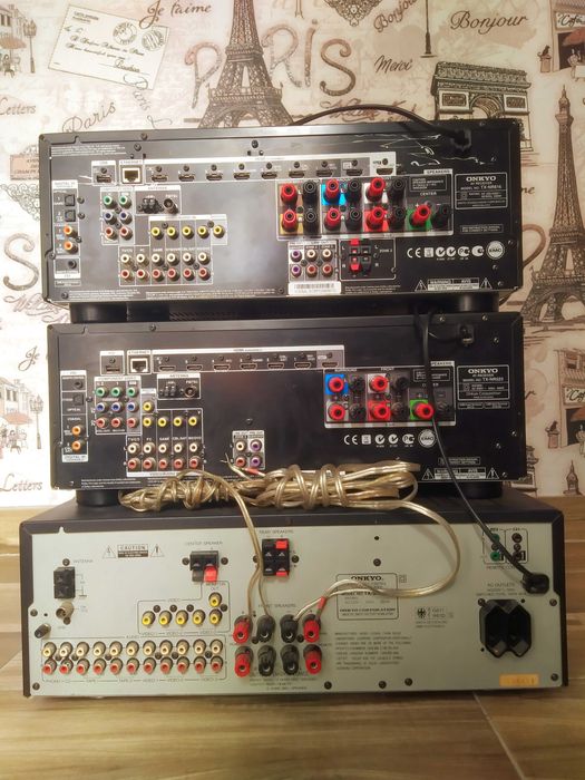 Колонки CAT 2x130Вт. Усилитель Onkyo USB HDMI 3D 4kUltra Pioneer Denon