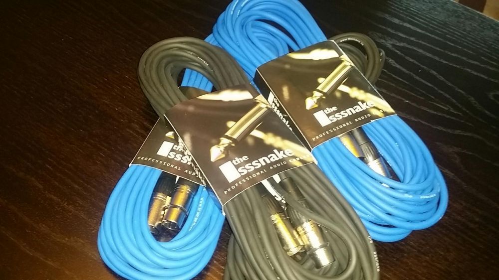 REBAIXA!! Cabos XLR Profissional c/10 metros. (NOVOS)