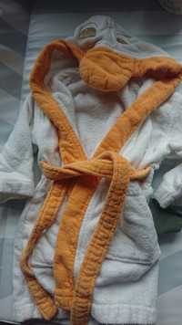 Szlafrok ręcznik niemowlęcy ubranko