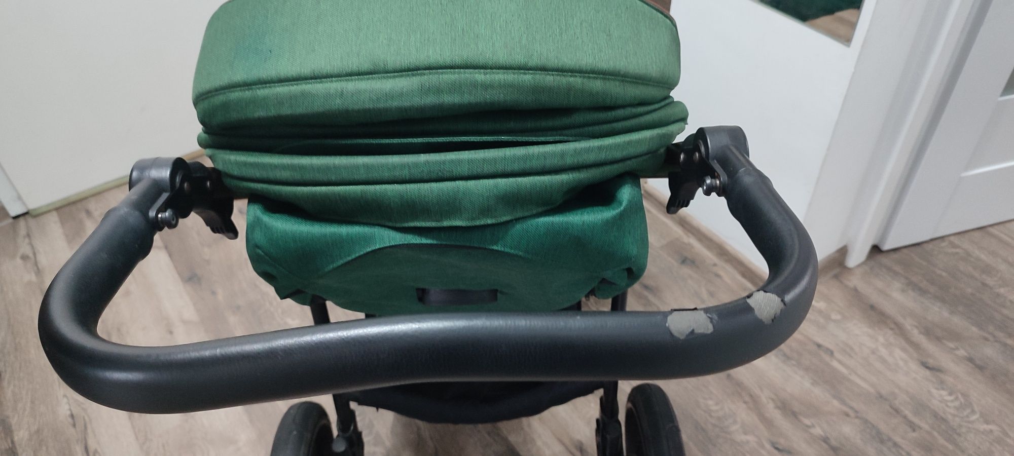Wózek Bebetto 2w1 + śpiworek cottonmoose