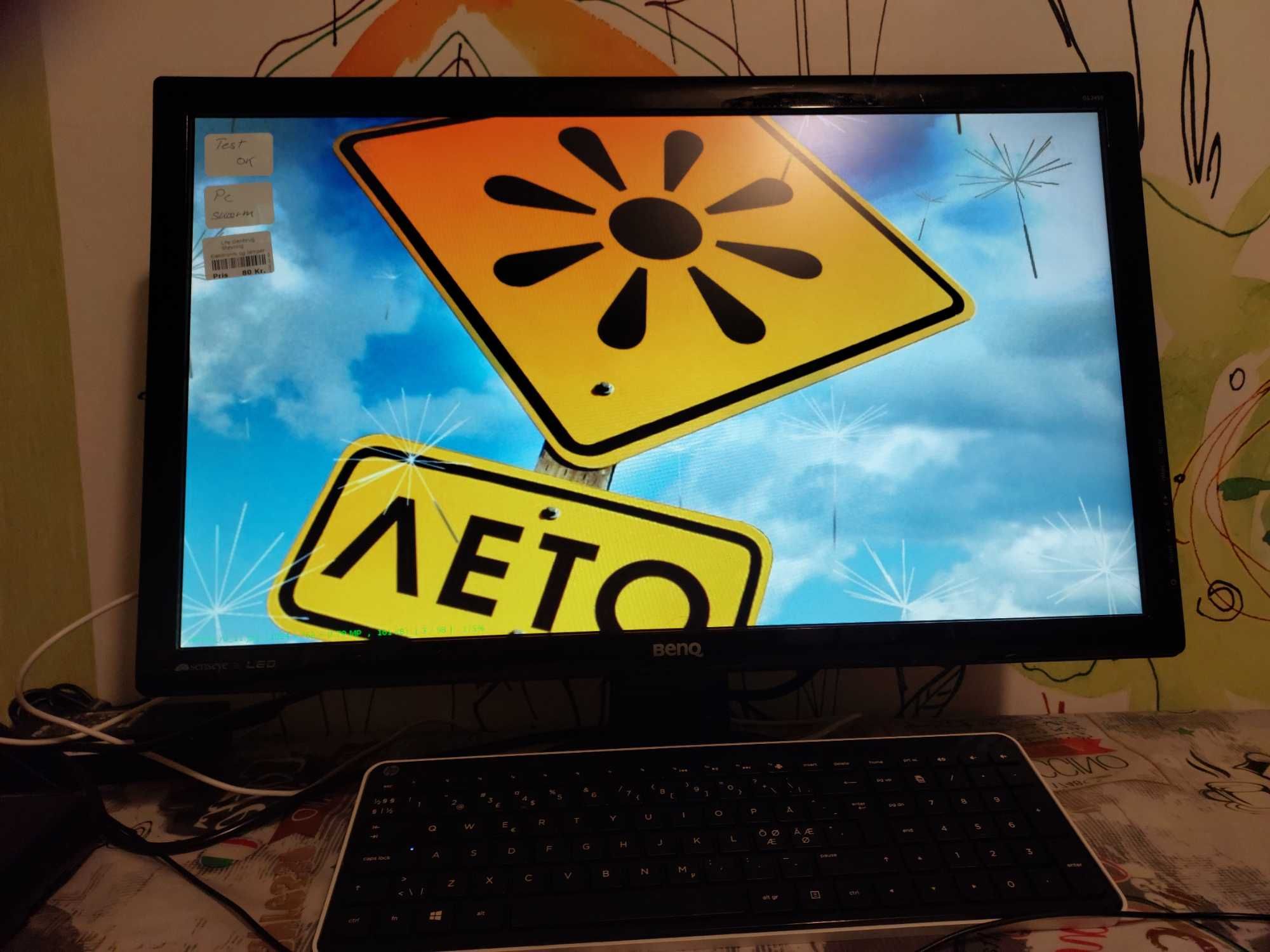 Монитор 24 дюйма. BenQ GL2450 Black привезений з Данії