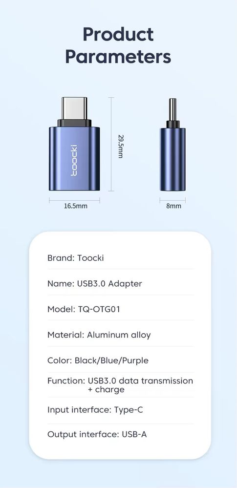 Adaptador USB 3.0 , Novo e selado