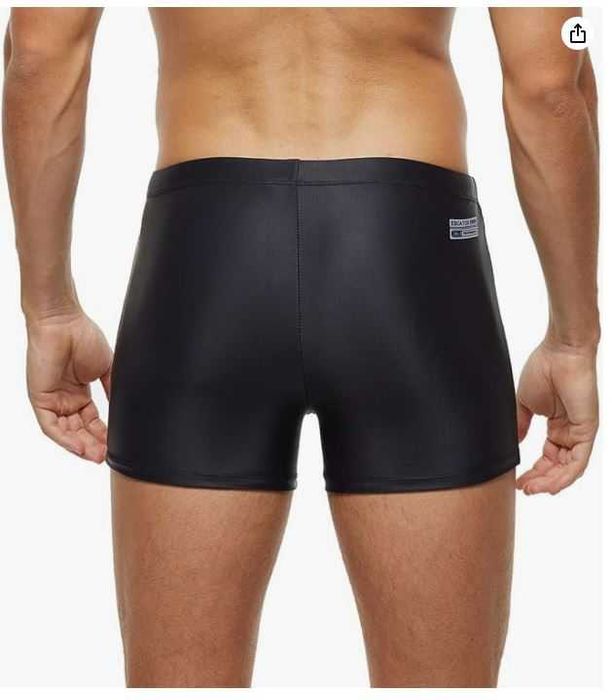 Męskie bokserki kąpielowe Arcweg rozmiar M kolor czarny z wzorem