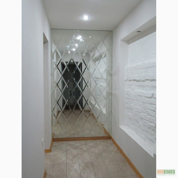 Зеркальная плитка c фацетом, панно зеркальное