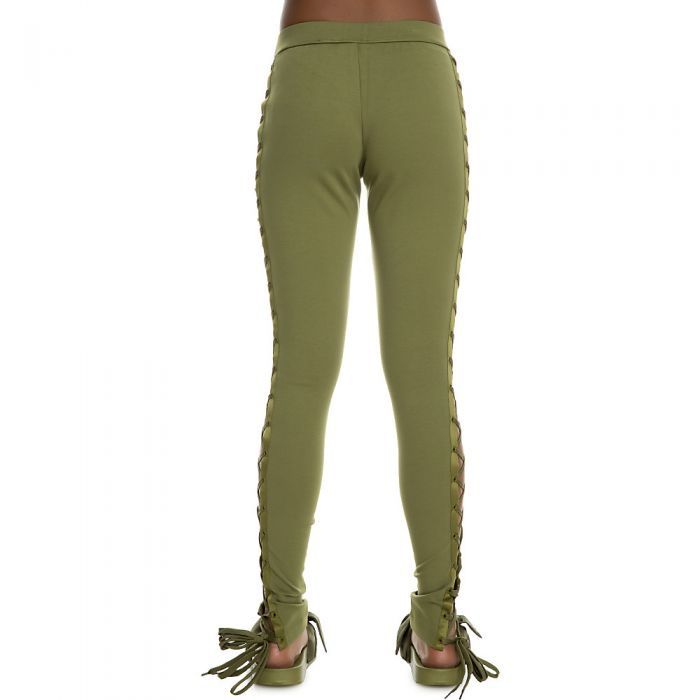 Women's boxing & bomber lacing leg-tights