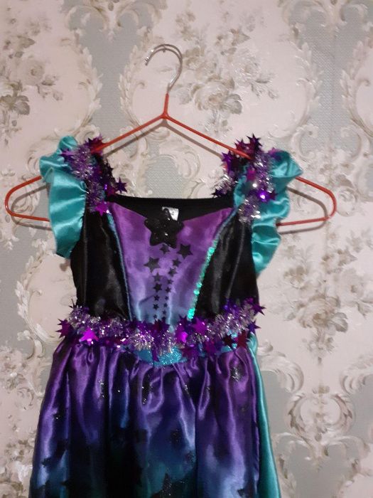 Платье новогоднее праздничное звездочка