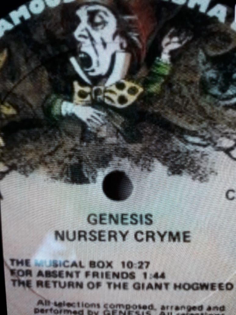 Archiwum prog rocka GENESIS- Nursery Cryme. 1971..Charisma.