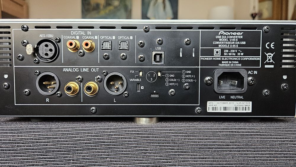 Przetwornik (DAC) wzmacniacz słuchawkowy PIONNER U-05-S