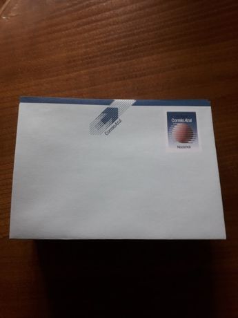 Envelopes de Correio Azul