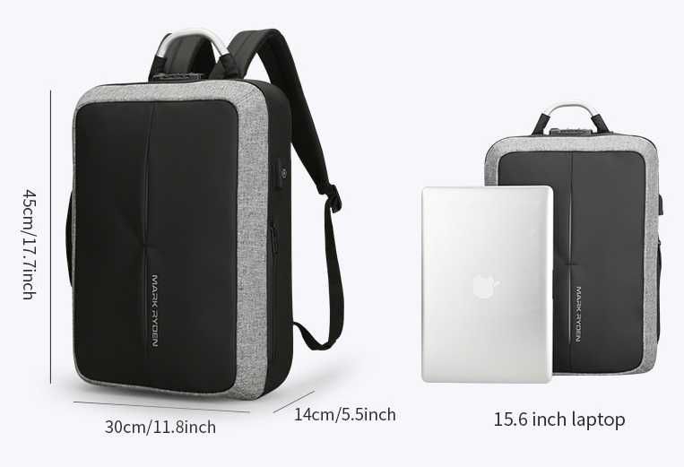 Plecak/walizka na laptopa z ładowaniem USB NOWY