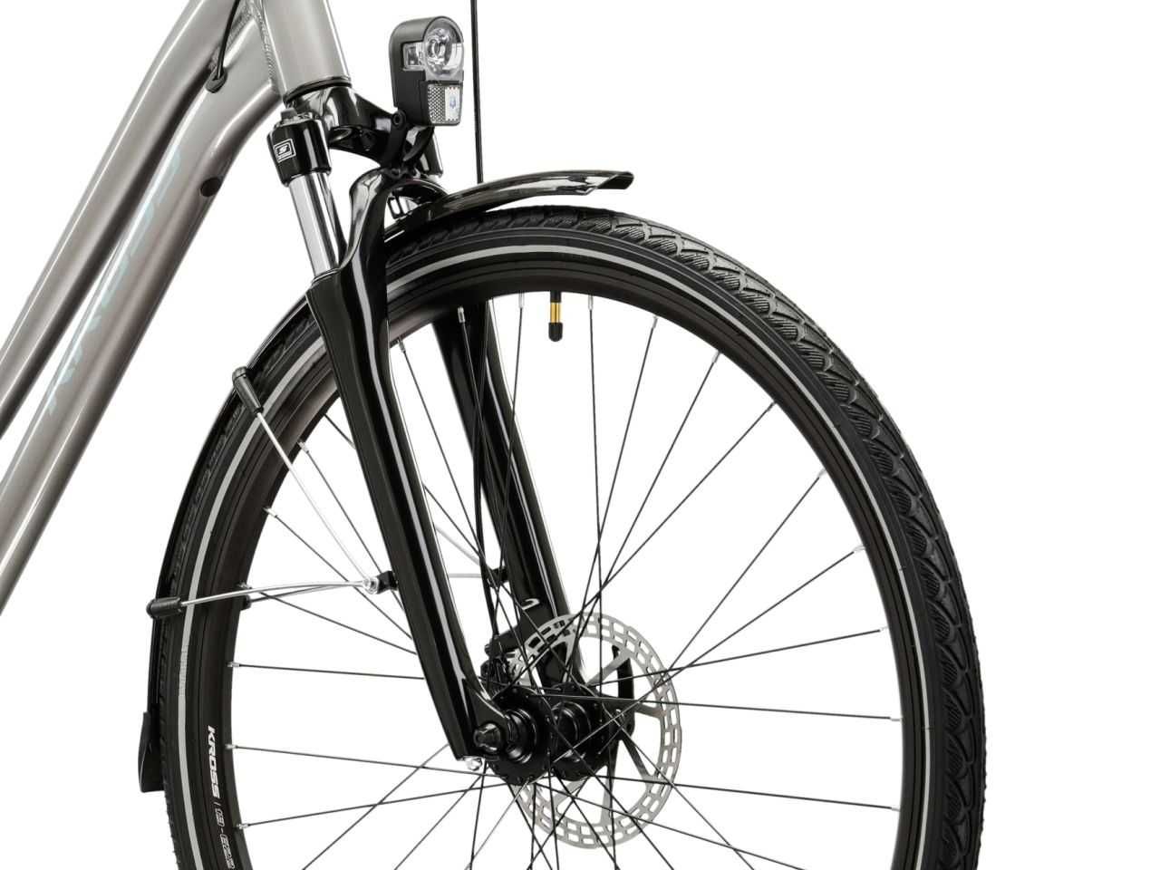 Kross Trans 3.0 damski srebrny L/19"