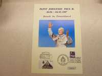 Kartka pocztowa Jan Paweł 2 wizyta w DE 30.04-04.05.1987