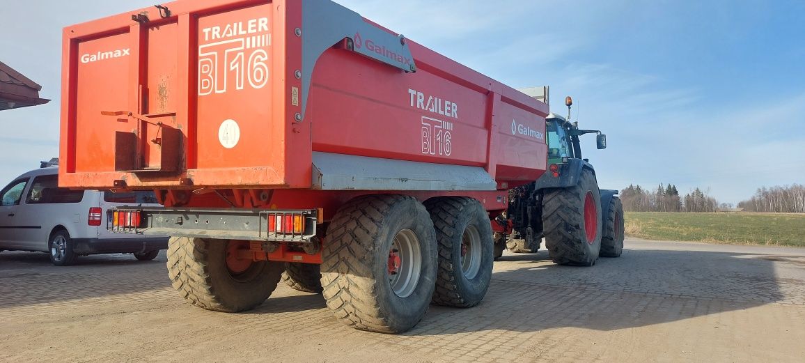 Przyczepa wywrotka 16 ton nie joskin pronar wielton tandem skorupowa